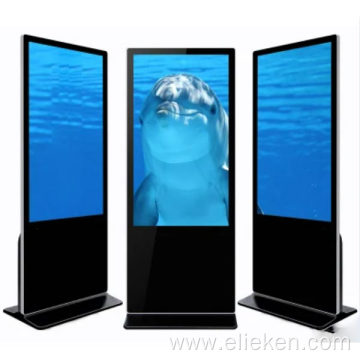 Capacitive touch screen for advertising player